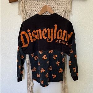Disney spirit jersey XS oversized Long Sleeve Shirt - Black and Orange